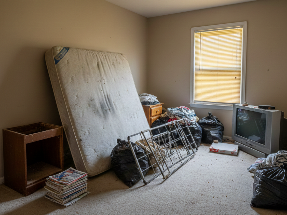 Before professional mattress and bedroom furniture removal in Owensboro